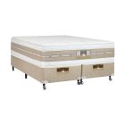 Cama Box + Colchão Castor Queen Silver Star Air Double Face Pocket 158x198x61cm