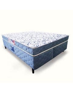 Cama Box + Colchão Netsono Queen Double Face D45 158x198x42cm