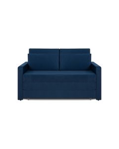 Sofá Cama Castor Casal Salerno Max Suede Azul 2 Lugares