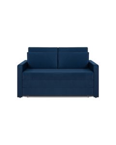 Sofá Cama Castor Casal Salerno Max Suede Azul 2 Lugares