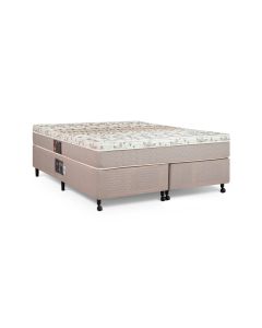 Cama Box + Colchão Castor Queen Class One Face Pocket 158x198x52cm