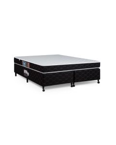 Cama Box + Colchão Castor King Montblanc Double Face D33 193x203x45cm