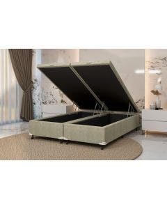 Cama Box Baú Castor Queen Premium Kansas Bege 158x198x35cm