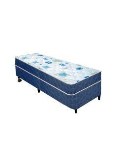 Cama Box + Colchão Netsono Solteiro Double Face D28 96x203x45cm