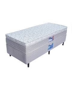 Cama Box + Colchão Netsono Solteiro Class One Face Tecnopedic 88x188x52cm