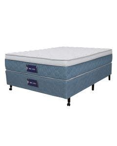 Cama Box + Colchão Netsono Casal Five Star Air One Face Pocket 138x188x59cm