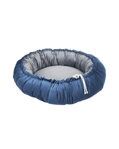 Cama Pet Castor Smart Cinza/Azul 50x50x20cm