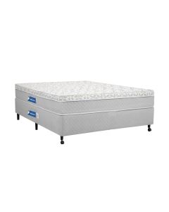 Cama Box + Colchão Netsono Casal Class One Face Tecnopedic 138x188x52cm