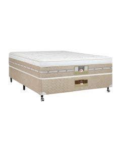 Cama Box + Colchão Castor Casal Silver Star Air One Face Pocket 138x188x59cm