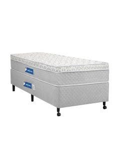 Cama Box + Colchão Netsono Solteiro Class One Face Tecnopedic 96x203x52cm
