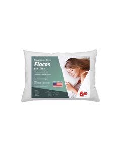 Travesseiro Castor Sleep Flocos Em Látex 40x60x14cm