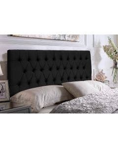 Cabeceira Queen Violeta Painel Preto 158cm