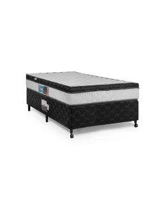 Cama Box + Colchão Castor Solteiro Montblanc One Face D45 120x203x52cm