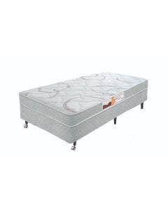 Cama Box + Colchão Castor Solteiro SR Victory One Face D33 100x200x43cm