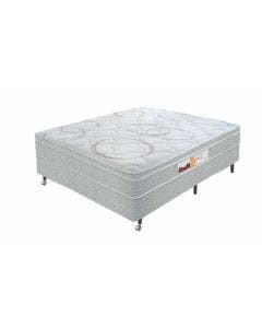 Cama Box + Colchão Castor Casal SR Victory One Face D45 138x188x47cm