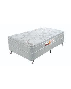 Cama Box + Colchão Castor Solteiro SR Victory One Face D45 88x188x47cm